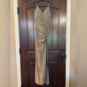 Gold glitter, Honey & Rosie formal dress. Worn once